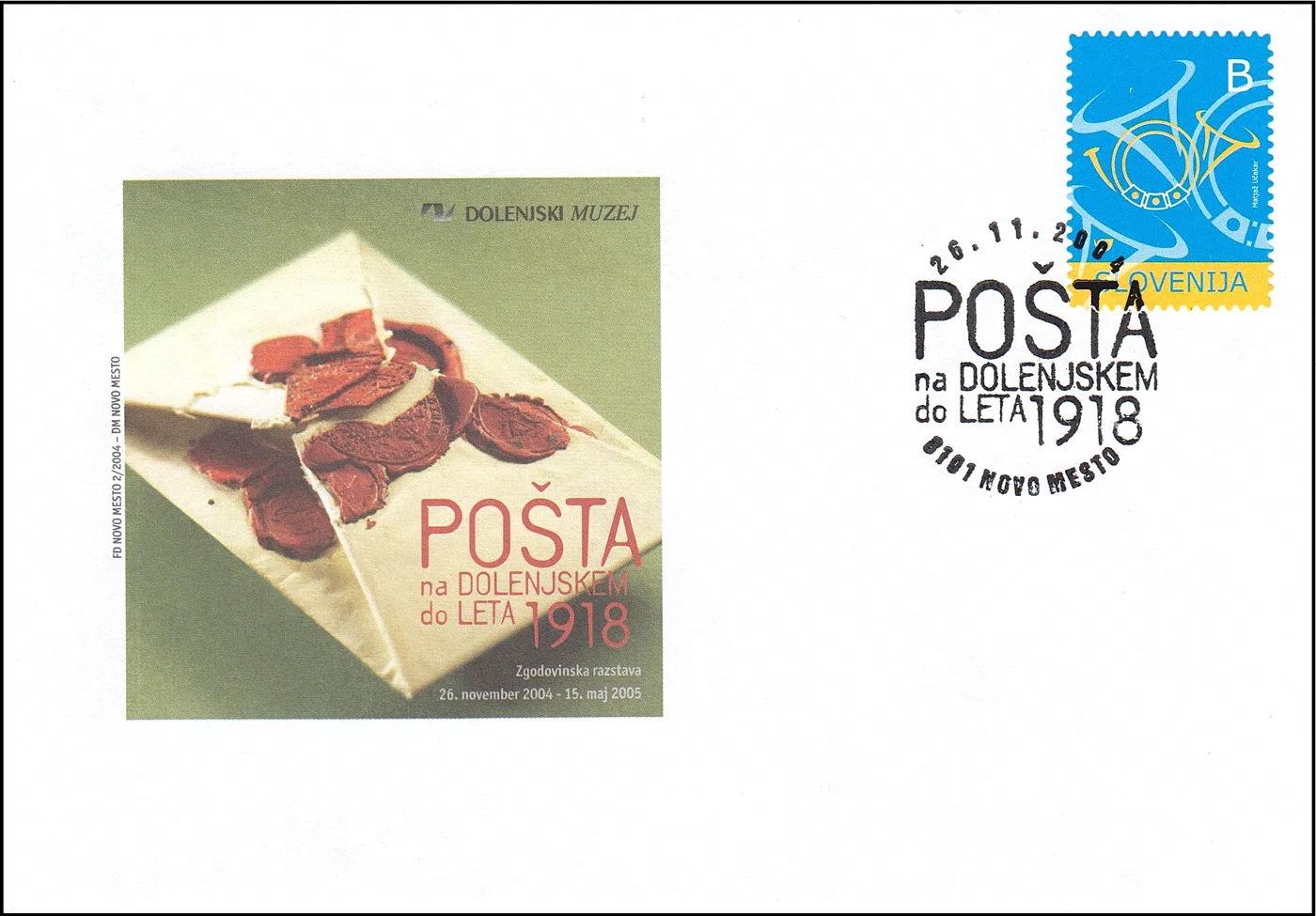 POŠTA NA DOLENJSKEM DO LETA 1918